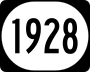 Kentucky Route 1928 marker