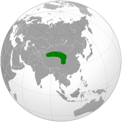 Répartition approximative du Chat de Biet