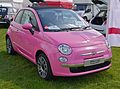 Fiat 500C Pink.