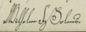 William's signature