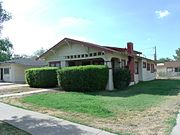 The F.M. Staggs House was built in 1919 and is located at 5804 W. Myrtle Ave. Frank M. Staggs was a local carpenter and contractor.
