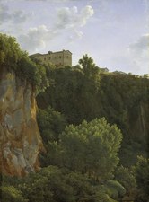 Klippa vid Cività Castellana (1787), Nationalmuseum.