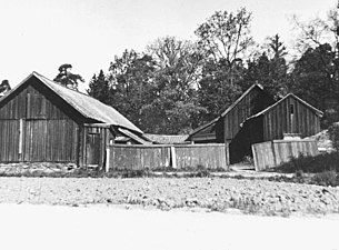 Gårdens ekonomibyggnader 1940.