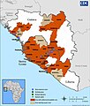 Image 58A situation map of the Ebola outbreak as of 8 August 2014 (from Sierra Leone)