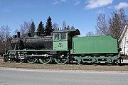 29. KW Die Dampflokomotive #554 'Heikki' der VR-Baureihe Hv1 in der Nähe des Bahnhofs Riihimäki in Riihimäki, Finnland (2009).