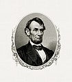 Image 4 Abraham Lincoln Engraving: Bureau of Engraving and Printing; restoration: Andrew Shiva Abraham Lincoln (February 12, 1809 – April 15, 1865) was an American lawyer and politician who served as the 16th president of the United States from 1861 until his assassination in April 1865. Lincoln led the nation through the Civil War, its bloodiest war and its greatest moral, constitutional, and political crisis. Born in Kentucky into a poor family, Lincoln educated himself and worked as a lawyer in Illinois before entering politics. A powerful orator and astute politician, Lincoln used his Gettysburg Address to promote nationalism, republicanism, equal rights, liberty, and democracy. He has been consistently ranked as one of the greatest US presidents, by both scholars and the public. More selected pictures