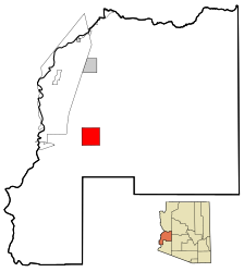 Quartzsite – Mappa