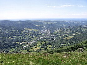 La Bourboule vue du Puy Gros