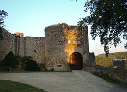 L'entrée du château.