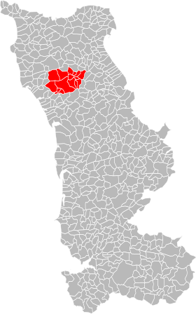 Localisation de Communauté de communes de la Vallée de l'Ouve