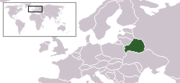 Locator map for Belarus