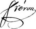 Louis Marie Stanislas Fréron – podpis