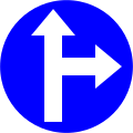 24g) — Proceed straight or turn right