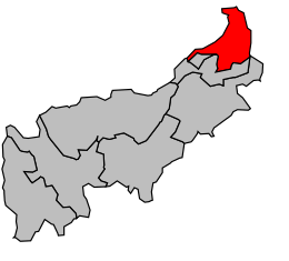 Cantone di Annemasse-Nord – Mappa