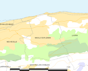 Poziția localității Maxilly-sur-Léman