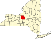 Map of New York highlighting Onondaga County.svg