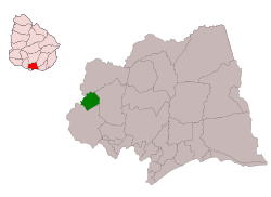 Map of the Municipality of Aguas Corrientes