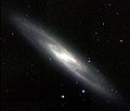 Galaksi starburst NGC 253 atau galaksi Scuptor