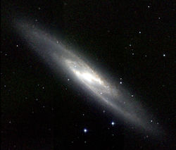 近赤外線で観測したNGC 253