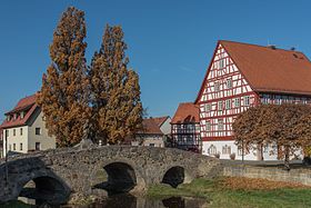 71. Platz: Tilman2007 mit Nordheim vor der Rhön, Streubrücke, Rathaus