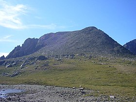 Vue de l'Agulla del Portarró depuis le Portarró d'Espot.