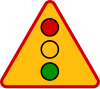 A-29 "traffic lights ahead"