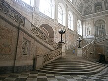 Main stairs Palazzo Reale, Napoli.JPG