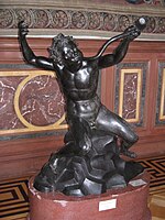 Пьєтро Такка, фонтанна скульптура «Хлопчик з трубою», бронза, Ермітаж