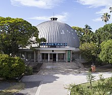 Opened in 1955, the Surveyor German Barbato Municipal Planetarium in Montevideo, Uruguay, is the oldest planetarium in Latin America and the southern hemisphere. Planetario 2.jpg