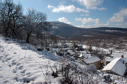 Podgorje, zimski dan