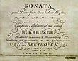 Couverture de l’édition originale de la Sonate à Kreutzer.