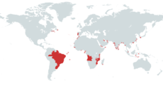 A világ azon területei, amelyek egykor a Portugál Birodalom részét képezték