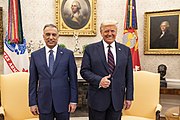 President Trump and Iraqi Prime Minister Mustafa Al-Kadhimi President Trump Welcomes the Prime Minister of Iraq to the White House (50248640381).jpg