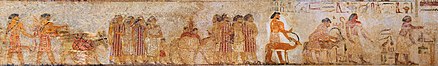 Procession of the Aamu, Tomb of Khnumhotep II (composite).jpg