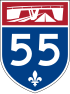 Autoroute 55 shield