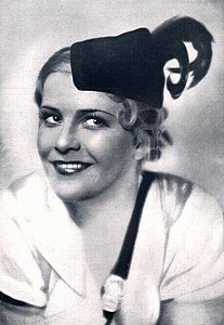 German actress Renate Müller, 1932.