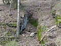 Granit-Einschnitt, auch Räuberhöhle genannt, auf dem Gipfel der Schmoritz