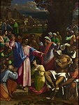 The Raising of Lazarus, Oil on canvas, c. 1517-1519, Sebastiano del Piombo (National Gallery, இலண்டன்)