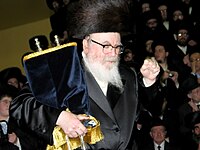 Skverer Rebbe With Torah.jpg