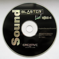 A Sound Blaster Live! 1024 hangkártya telepítő CD-je.