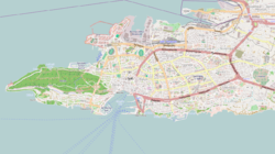 Sveučilište u Splitu na mapi Splita