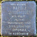 Stolperstein für Martha Samuelsdorff (Wiethasestraße 20)