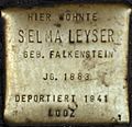 Stolperstein für Selma Leyser (Aachener Straße 28)