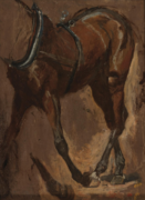 G-137. Study of a Horse (1879), ex collection: Hirshhorn Museum and Sculpture Garden.