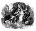 William Harvey: Sen noci svatojánské, ilustrace z roku 1831.