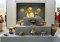 Parte del tesoro delle tombe reali di Micene, ospitato nel museo