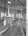 Test av en høyspentkabel hos Standard Telefon og Kabelfabrik i 1959. Foto: Leif Ørnelund