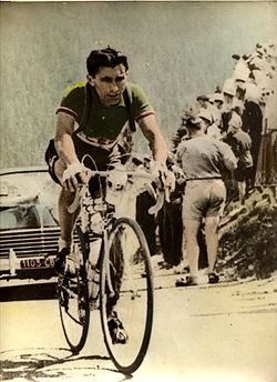 Pietro Giudici en el Tour de Francia de 1955