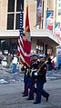 یک رژه در جشن روز سربازان بازنشسته در شهر مدیسون آمریکا.