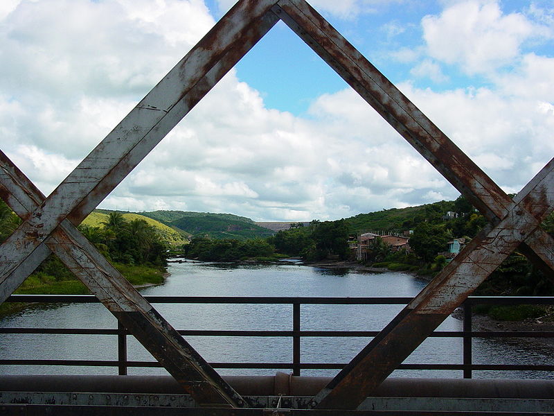 Ficheiro:View from Bridge Crossing from Cachoeira to Sao Felix - Bahia - Brazil.JPG